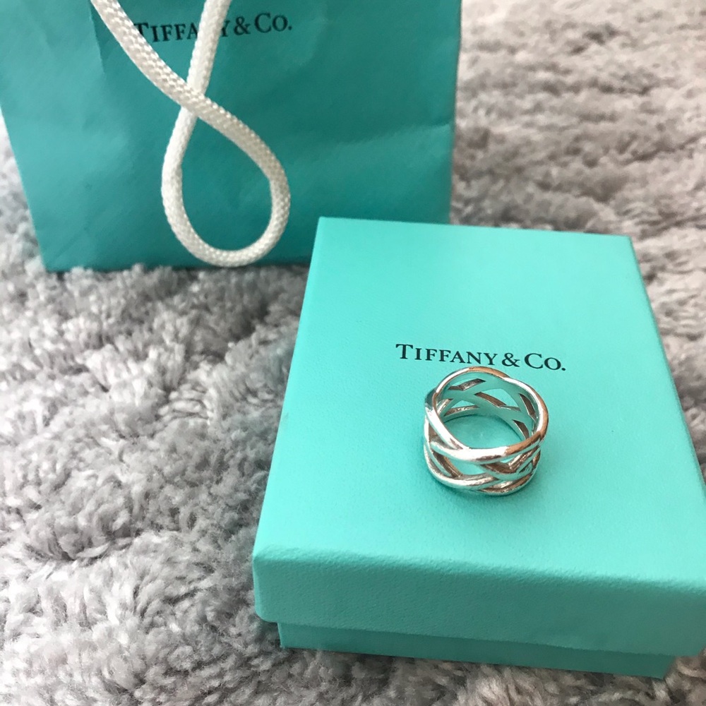 Tiffany Braid Ring size 5 1/2